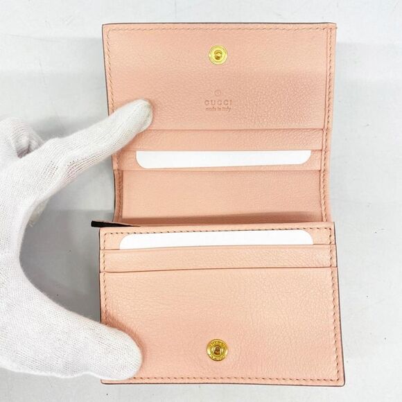 Gucci Gg Supreme Pink Canvas Wallet  (Pre-Owned) - Picture 5 of 12